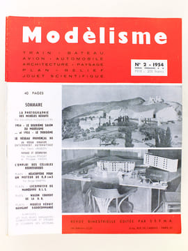 [ Revue ] Modélisme. Train. Bateau. Avion. Automobile. Architecture. Paysage. Plan. Relief. Jouet scientifique. Maquettes. Modèles réduits. [ Lot de  ...