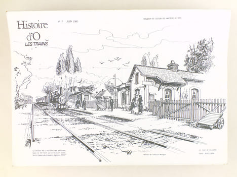 Histoires d'O. Les Trains [ Lot de 33 numéros du n° 1 de décembre 1983 au  n° 34 d'octobre 1990 sauf le numéro 29 ] Bulletin de liaison des amateurs ...
