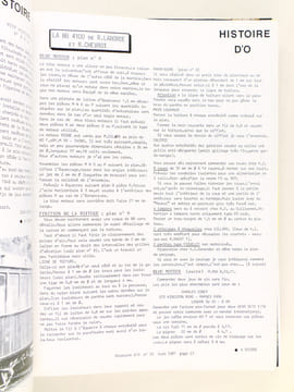 Histoires d'O. Les Trains [ Lot de 33 numéros du n° 1 de décembre 1983 au  n° 34 d'octobre 1990 sauf le numéro 29 ] Bulletin de liaison des amateurs ...