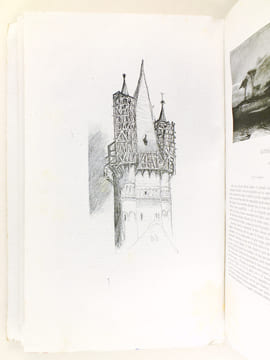 En voyage. Le Rhin. Dessins de Victor Hugo. HUGO, Victor