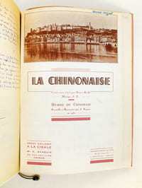 Tapuscrit sur la Touraine : Histoire, tourisme, folklore, chansons...