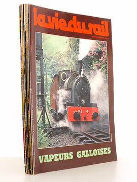 La Vie du Rail [ lot de 8 numéros avec des articles relatifs au train à vapeur en Grande-Bretagne ] : n° 1658 vapeurs galloises (septembre 1978) ; n° ...
