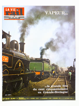 La Vie du Rail [ lot de 8 numéros avec des articles relatifs au train à vapeur en Grande-Bretagne ] : n° 1658 vapeurs galloises (septembre 1978) ; n° ...