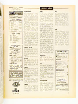 La Vie du Rail [ lot de 3 numéros avec des articles relatifs aux chemins de fer en Finlande ] : n° 864 la Finlande (septembre 1962) ; n° 1281 En ...