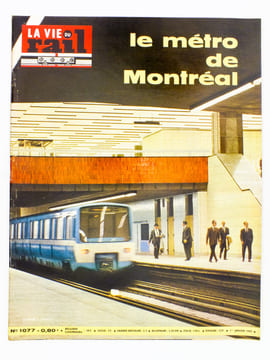 La Vie du Rail [ lot de 9 numéros avec des articles relatifs aux chemins de fer et transports sur rail au Canada ] : n° 694 extension du rail au ...