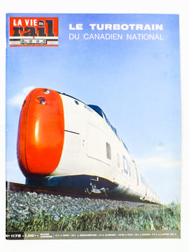 La Vie du Rail [ lot de 9 numéros avec des articles relatifs aux chemins de fer et transports sur rail au Canada ] : n° 694 extension du rail au ...
