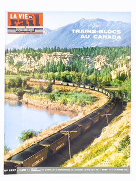 La Vie du Rail [ lot de 9 numéros avec des articles relatifs aux chemins de fer et transports sur rail au Canada ] : n° 694 extension du rail au ...