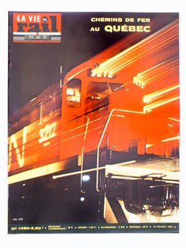 La Vie du Rail [ lot de 9 numéros avec des articles relatifs aux chemins de fer et transports sur rail au Canada ] : n° 694 extension du rail au ...