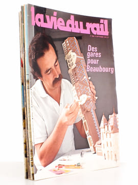 La Vie du Rail [ lot de numéros avec des 8 articles relatifs au modélisme ferroviaire ] : n° 1659 des gares pour Beaubourg (septembre 1978) ; n° 1674 ...