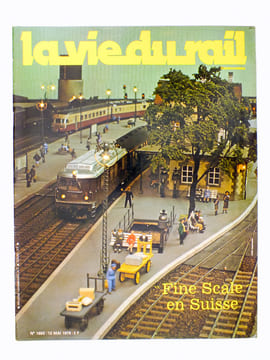 La Vie du Rail [ lot de numéros avec des 8 articles relatifs au modélisme ferroviaire ] : n° 1659 des gares pour Beaubourg (septembre 1978) ; n° 1674 ...