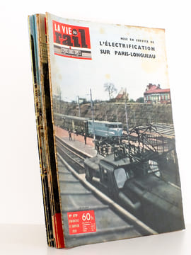 La Vie du Rail [ lot de 10 numéros avec des articles relatifs aux chemins de fer, réseau Paris Nord et Picardie ] : n° 679 mise en service de ...