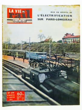 La Vie du Rail [ lot de 10 numéros avec des articles relatifs aux chemins de fer, réseau Paris Nord et Picardie ] : n° 679 mise en service de ...