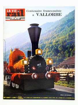 La Vie du Rail [ lot de 5 numéros avec des articles relatifs aux chemins de fer en Suisse : trains à vapeur et tramways ] : n° 415 des rives du Léman ...