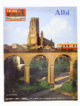 La Vie du Rail [ lot de 8 numéros avec des articles relatifs aux chemins de fer à Toulouse et en région Midi-Pyrénées ] : n° 847 le tour à roues de ...