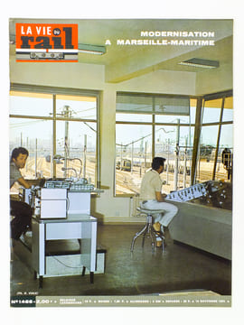La Vie du Rail [ lot de 7 numéros avec des articles relatifs au rail à Marseille et dans ses environs ] : n° 815 les tramways de Marseille (octobre ...