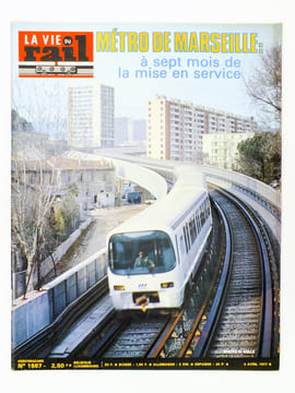 La Vie du Rail [ lot de 7 numéros avec des articles relatifs au rail à Marseille et dans ses environs ] : n° 815 les tramways de Marseille (octobre ...