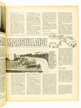 La Vie du Rail [ lot de 7 numéros avec des articles relatifs au rail à Marseille et dans ses environs ] : n° 815 les tramways de Marseille (octobre ...