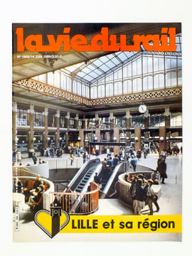 La Vie du Rail [ lot de 7 numéros avec des articles relatifs au rail vers ou à Lille ] : n° 683 Paris-Lille inaugurée en traction électrique (février ...