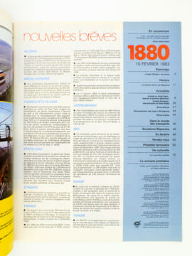 La Vie du Rail [ lot de 7 numéros avec des articles relatifs au rail vers ou à Lille ] : n° 683 Paris-Lille inaugurée en traction électrique (février ...