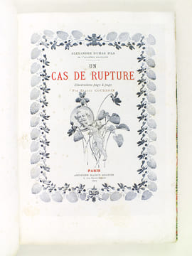 Un Cas de Rupture. DUMAS Fils, Alexandre ; COURBOIN, Eugène