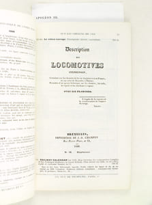 Catalogue historique de livres rares sur les Chemins de fer. Catalogue N° 9 - 1927