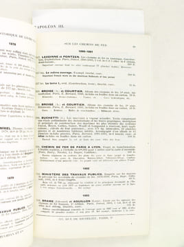 Catalogue historique de livres rares sur les Chemins de fer. Catalogue N° 9 - 1927. GUMUCHIAN & Cie
