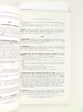 Catalogue historique de livres rares sur les Chemins de fer. Catalogue N° 9 - 1927. GUMUCHIAN & Cie
