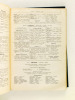 Agenda et Annuaire  de la Magistrature, du Barreau, du Notariat, des Officiers Ministériels, et de l'Enregistrement. France, Algérie, Colonies. 1910. ...