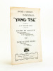 [ Prospectus publicitaire avec lavis exécutés à la main ] Encres à dessiner indélébiles "Yang Tse". Encres de couleur série de 18 nuances absolument ...