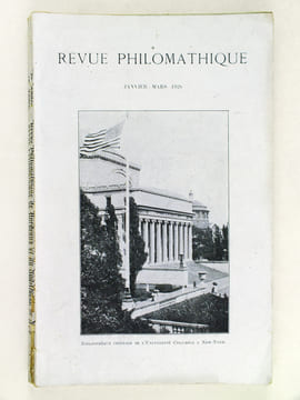 Revue Philomathique de Bordeaux et du Sud-Ouest [ 4 Numéros - Année 1926 Complète ] 1 : Janvier - Mars 1926 ; 2 : Avril - Juin 1926 ; 3 : Juillet - ...