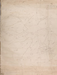 Plan de la partie Ouest de la Commune d'Illac [ Saint-Jean-d'Illac ] réduit de l'Atlas parcellaire en 1844. Echelle 1/10.000e [ On joint : ] Plan de la partie Ouest des landes communales d'Illac réduit de l'Atlas parcelaire en mai 1844