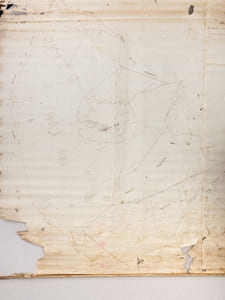 Plan de la partie Ouest de la Commune d'Illac [ Saint-Jean-d'Illac ] réduit de l'Atlas parcellaire en 1844. Echelle 1/10.000e [ On joint : ] Plan de la partie Ouest des landes communales d'Illac réduit de l'Atlas parcelaire en mai 1844