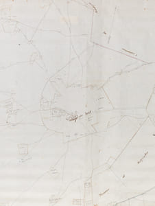 Plan de la partie Ouest de la Commune d'Illac [ Saint-Jean-d'Illac ] réduit de l'Atlas parcellaire en 1844. Echelle 1/10.000e [ On joint : ] Plan de la partie Ouest des landes communales d'Illac réduit de l'Atlas parcelaire en mai 1844