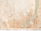 Plan de Bordeaux et de sa Banlieue dressé à l'échelle de 1/10.000e par Louis Longueville.  (Complet des 2 Parties). LONGUEVILLE, Louis