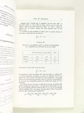 Les Essais thérapeutiques cliniques. Méthode scientifique d'appréciation d'un traitement. Rapport interprétatif de la Conférence organisée par le ...
