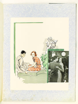 L'Entraîneuse. Michèle Morgan dans l'Entraîneuse avec Gilbert Gil, Jeanne Lion, Frehel, Tramel.. GIL, Gilbert ; LION, Jeanne ; FREHEL ; TRAMEL ; ...