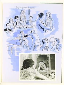 L'Entraîneuse. Michèle Morgan dans l'Entraîneuse avec Gilbert Gil, Jeanne Lion, Frehel, Tramel.. GIL, Gilbert ; LION, Jeanne ; FREHEL ; TRAMEL ; ...