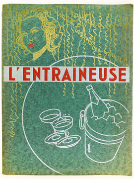 L'Entraîneuse. Michèle Morgan dans l'Entraîneuse avec Gilbert Gil, Jeanne Lion, Frehel, Tramel.. GIL, Gilbert ; LION, Jeanne ; FREHEL ; TRAMEL ; ...