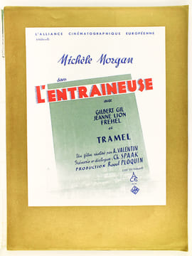 L'Entraîneuse. Michèle Morgan dans l'Entraîneuse avec Gilbert Gil, Jeanne Lion, Frehel, Tramel.. GIL, Gilbert ; LION, Jeanne ; FREHEL ; TRAMEL ; ...