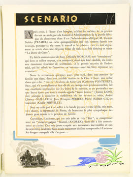 L'Entraîneuse. Michèle Morgan dans l'Entraîneuse avec Gilbert Gil, Jeanne Lion, Frehel, Tramel.. GIL, Gilbert ; LION, Jeanne ; FREHEL ; TRAMEL ; ...
