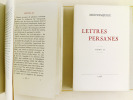 Lettres Persanes (2 Tomes - Complet). MONTESQUIEU