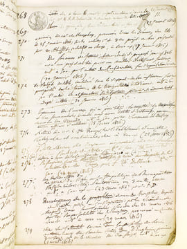 [ Exceptionnel document manuscrit pour l'histoire de l'édition française 1810-1846 : "Registre aux déclarations" des célèbres Imprimeurs-Libraires ...
