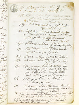 [ Exceptionnel document manuscrit pour l'histoire de l'édition française 1810-1846 : "Registre aux déclarations" des célèbres Imprimeurs-Libraires ...