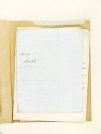 [ Un plagiat sous l'Empire ou les conseils du Baron Walckenaer au libraire Dentu - Année 1811 ] Dossier recueillant 11 lettres et documents autographes du géographe Walckenaer conseillant l'éditeur Gabriel Dentu dans l'affaire du plagiat de Pinkerton par Malte-Brun, et 1 lettre autographe signée de Gabriel Dentu. Les stratégies élaborées par Walckenaer pour son ami Gabriel Dentu n'auront pas tout le succès espéré, mais révèlent un homme supérieurement doué, familier des puissants du temps et des rapports de pouvoir.