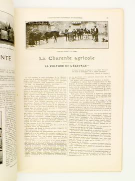 La Charente et le Pays du Cognac ( L'illustration économique et financière, numéro spécial,  supplément au numéro du 8 août 1922 de l'Illustration. ). ...