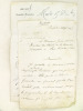 Lettre autographe signée de Georges Monval, Bibliothécaire Archiviste de la Comédie Française, au Général Brunon [ à propos des pièces de Talma jouées ...