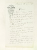 3 Lettres autographes signées sur papier à en-tête de l'Imprimerie Georges Jacob, Cloître St-Etienne, Orléans [ Adressées à Edouard Dentu, évoquant le ...