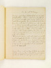 Carnet Manuscrit de "Souvenirs et anecdotes de Tante Lair", Angèle Lair, fille du peintre Alexandre-Gabriel Decamps, vraisemblablement notés par sa ...