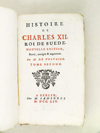 Histoire de Charles XII, Roi de Suède. Tome Second.