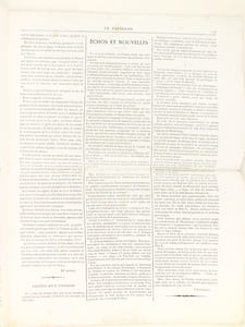 Le Papillon. Journal Hebdomadaire. N° 19 Dimanche 28 août 1881. [ Contient : ] Silhouette : Edouard Dentu  
